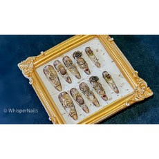 Whisper Nails 穿戴甲 美甲片 指甲片 純手工 永恆典藏 快速隔日達, 1個, M