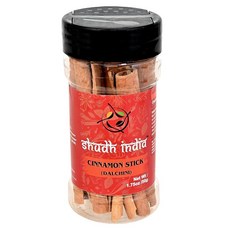 Shudh India 시나몬 스틱(달키니) ~ 카시아 라운드 PET 병 ~ 천연 | 비건 | 색상 없음 | 글루텐 친화적 | GMO 프리 (시나몬 스틱), 50g, 1개