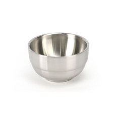 업소용 이중 스텐 볼 죽그릇 중 요리도구, 1개