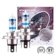 뉴코란도 전조등 하이퍼비전 H4 12V SET [E1인증 180% UP], 1세트