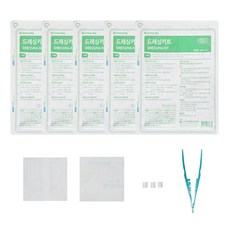 수성 멸균 드레싱 키트 SPD-A17 상처 소독세트, 5개