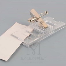 모어팩 유니폼명찰 집게 아크릴명찰, 60x30