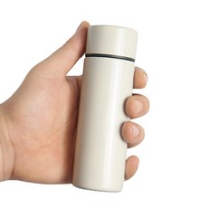 르웨이 휴대용 316 스테인리스 보온 보냉 가벼운 미니 텀블러 125ml, 1개, 화이트