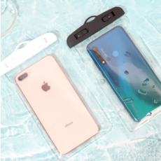 하마 휴대폰 스마트폰 방수팩 4색상 넥스트랩, 1개, 핑크