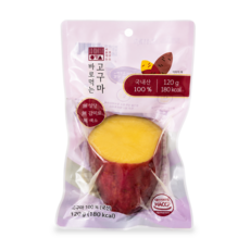아침대용 실온보관 고구마, 10개, 120g