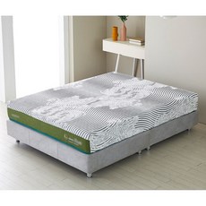 독립스프링 삼중직원단 그레이화이트 킹 매트리스(160cm) 메트릭스 대형