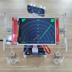 ESP8266 프로그래밍 장난감 Diy 키트용 Arduino 로봇 초음파 레이더 TFT 소형 대형, Big ESP8266 rada, A