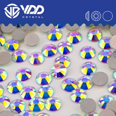 유리비즈 크리스탈비즈 DIY 주얼리 핫픽스 팔찌목걸이 부자재 제작용 화이트, 14400개, SS8 (2.3-2.5mm) 약 14400개 AB 화이
