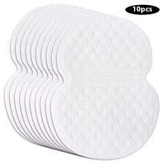 패드 의류 발한 10 억제 케어 흡수 탈취제, B White 10pcs, One size