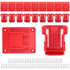 밀워키 M18 벽걸이용 배터리 홀더 및 공구 20개 나사 포함 드릴 보관 선반, 01 20PCS