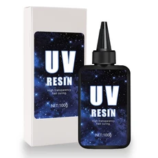 100400g UV 레진 키트 더 빅사이즈와 업그레이드된 하드 크리스탈 투명 공예 보석 제작, 100g, 04 100g