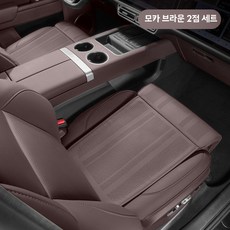 허벅지연장시트 차량 다리 받침대 레그 확장 서포트 쿠션, 1개, K. 모카 브라운 2개
