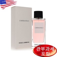 [해외배송]돌체앤가바나 no.3 램프하트리스 100ml 오 드 뚜왈렛 /관부가세포함, 1개