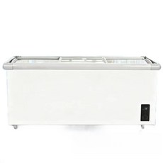 상업용 아이스크림냉장고 무인 대형 쇼케이스 유리문 진열냉동고 마트 카페, 200cmx85cmx85cm