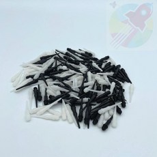 MP05 다트헤드 소모품 24mm 화살촉 다트화살 전자다트보드용팁, 블랙