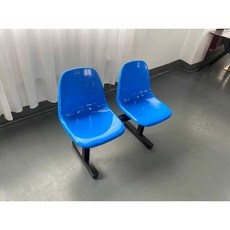 플라스틱 의자 포토존 컨셉 야외 지하철 상품 야구장 공원 2인용 파란색, 2인용 핑크색