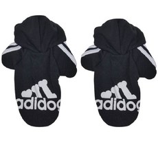 제이펫독 포켓 기모안감 후드 티셔츠, 블랙, 1개