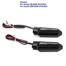 오토바이 떨어지는 보호 브레이크 클러치 레버 핸드 가드 사이드 킥 스탠드 신호등 켜기, 4. Smoke Turn Signal, 기본