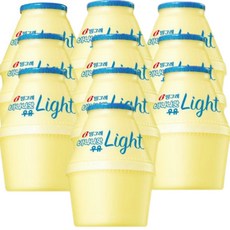 빙그레 바나나맛 우유 라이트, 240ml, 10개