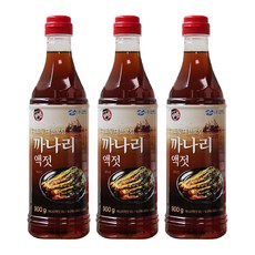 김앤김 까나리 액젓 900g 3개 김도둑 대천 보령 청정원 하선정 숙성 남해 추자 제주 이강산닷컴