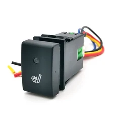 안개등스위치 스즈키 지미 2010- 차량에 맞는 1PC 수정 스위치 Led DRL 전원 레이더 안개등 스포트라이트, 18 Seat Heated