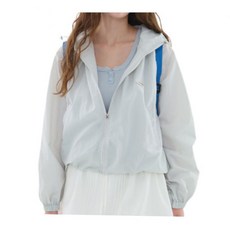 [국내매장판] 노이아고 NOIAGO NOI1602 후드 핀턱 바람막이 (스카이블루) 143820