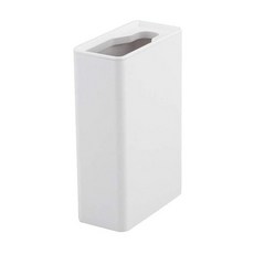 山崎業業(Yamazaki) HW-TW I BK 변기 브러시 스탠드 너비 5.5XD11XH17cm 블랙 (블랙 19-3911tcx), Wht