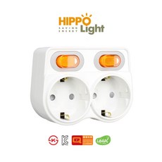 태성전기 디에스이(HiPPO) 멀티코드 개별 멀티코드 고용량 멀티코드 누전차단기(제품선택), 절전2구 멀티탭(스위치 부착), 1개