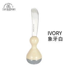 DULTON 奶油抹刀 日本代購 奶油刀 果醬刀 不鏽鋼抹刀 露營餐具, IVORY 象牙白, 1個