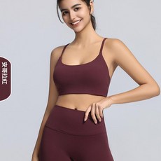 運動內衣 深V美背 健身瑜伽背心 細肩帶