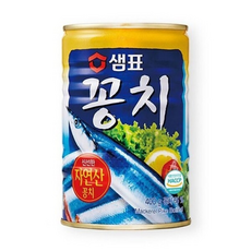 샘표 꽁치 통조림 원터치 캔 한끼뚝딱, 400g, 4개