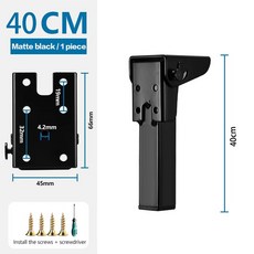 1Pcs 접이식 테이블 피트 금속 다리 접이식 지원 피트 컴퓨터 책상 접이식 다리 침대 다리 캠핑 테이블 삼각대 하드웨어, 40cm