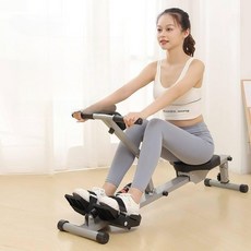 접이식 로잉머신 가정용 전신운동기구 유산소 조정 홈트레이닝 피트니스, 12단 두꺼워진 전신 운동