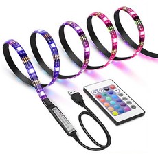 5米RGB燈條USB款 LED燈帶 求婚燈 氣氛燈 間接照明 電境房燈 照明 櫃子燈 派對燈, 1個