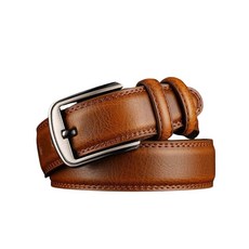 男士真皮皮帶 時尚休閒商務腰帶 棕色百搭款