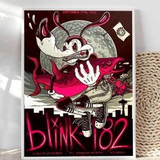 록 밴드 포스터 스티커 방수 종이 커피 하우스 홈 장식, 3. z8