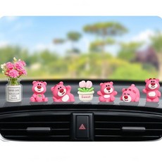 피규어 정교한 차량용품 캐릭터장식품 곰돌이7p세트 모형 자동차악세사리 창의활동 62639ea 1(EA)