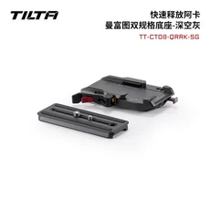 TILTA 8KG 삼각대 75mm 시네 유체 헤드 3단계 탄소 다리 TT-CT08-75, 03 TT-CT08-QRRK-SG