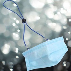 고리형 네이비 길이조절 스토퍼 마스크 목걸이줄 마스크스트랩 마스크목걸이줄 마스크분실방지 마스크목걸이