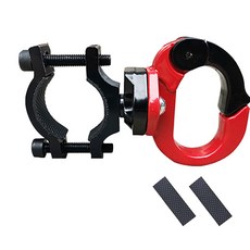 알루미늄 합금 전기 스쿠터 헬멧 수하물 가방 후크 M365 스쿠터 행거 스크류, 레드 블랙, 1개