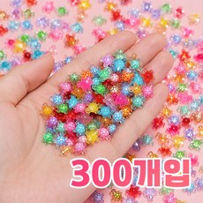 셀프 젤 네일파츠 재료 페디큐어 여름네일 미니 거북이 위푸, 300개, 혼합