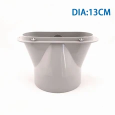 2/3PCS 휴대용 에어컨 창 키트 슬라이드 플레이트 조정 어댑터 바람막이 배기 호스 튜브 커넥터 액세서리, White gray