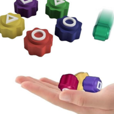 오징어게임 공기 놀이 어린이 휴대용 공기돌 오징어게임 공기 초등 게임 플라스틱 소근육 케이스 오감, 1set