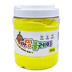 바핑클레이500g용기(칼라선택), 1개, 흰색