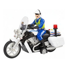 씽크토이 112경찰 오토바이 작동완구, 색상혼합, 2개