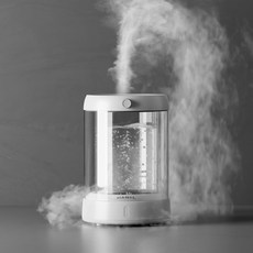 한일 3L 물멍 그래핀 가열식 유리 가습기 통세척 저소음, HGSP-C310, 화이트