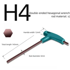 T자형 스케이트보드 렌치 키트 다기능 MTB 자전거 전기 스쿠터 수리 도구 스노우보드 조립 액세서리 2023, 01 H4, 01 black