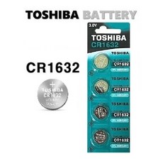 [일반우편발송] 도시바 CR1632 리튬전지 3V 키배터리, 1개, 4개입