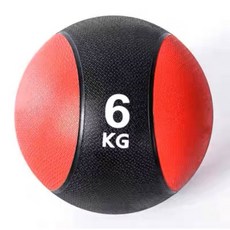 硬式橡膠藥球1KG-8KG 健身重力藥球 健身球 牆球 顏色隨機出貨, 詳見包裝, 1個, 6kg