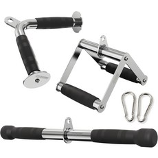 전력 유도 케이블 기계 부착물 LAT 풀다운 체육관용 가정용 체육관 액세서리, 3.0 V Handle +